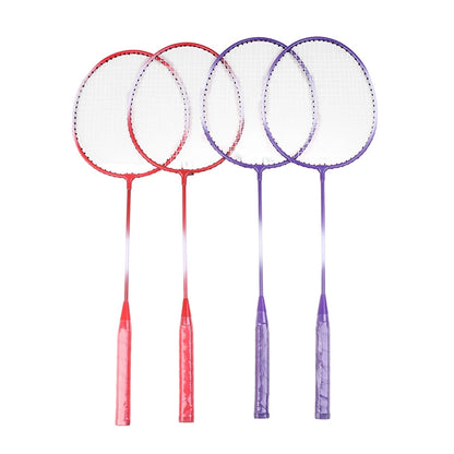 Pro Badminton Rackets, Shuttlecocks, and Carrying Bag Set
