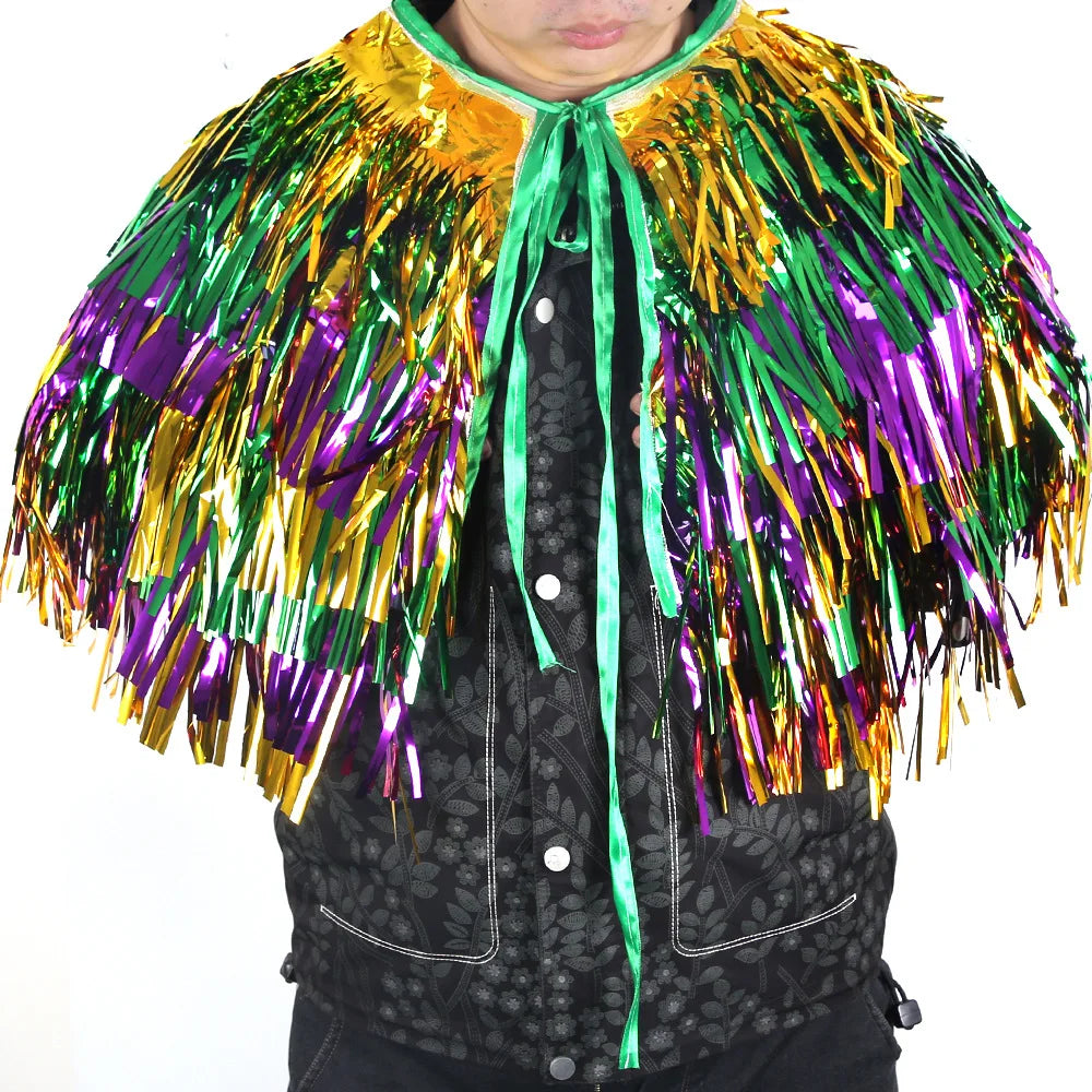 Saint Patrick's Day & Carnival - Irish Festival Tassel Cloak Costume