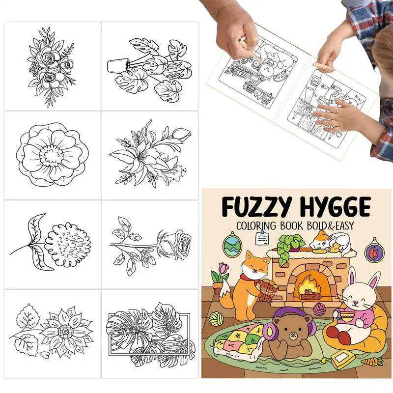 Coloring Book - Fuzzy Hygges - Shop Jobie