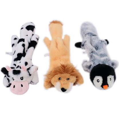 Adorable Animal No-Stuffing Dog Toy with Squeakers