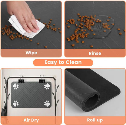 Waterproof & Absorbent Pet Feeding Mat