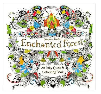 24 Page Coloring Book - Enchanted Forest Mandalas