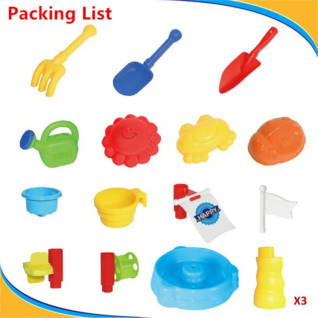 Sand Water Table w/Beach Toys
