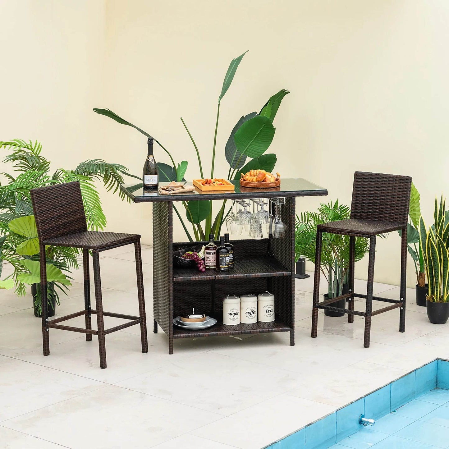 Chic Patio 3PCS Bar Set - Shop Jobie