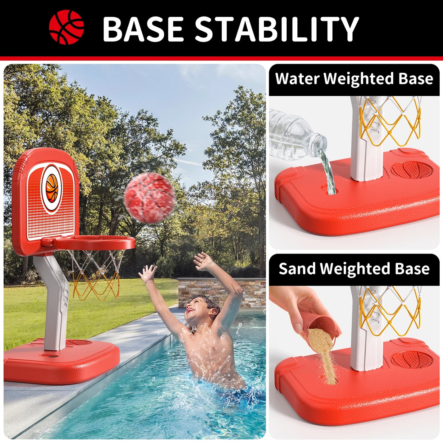 Basketball Hoop for Kids - Indoor/Outdoor