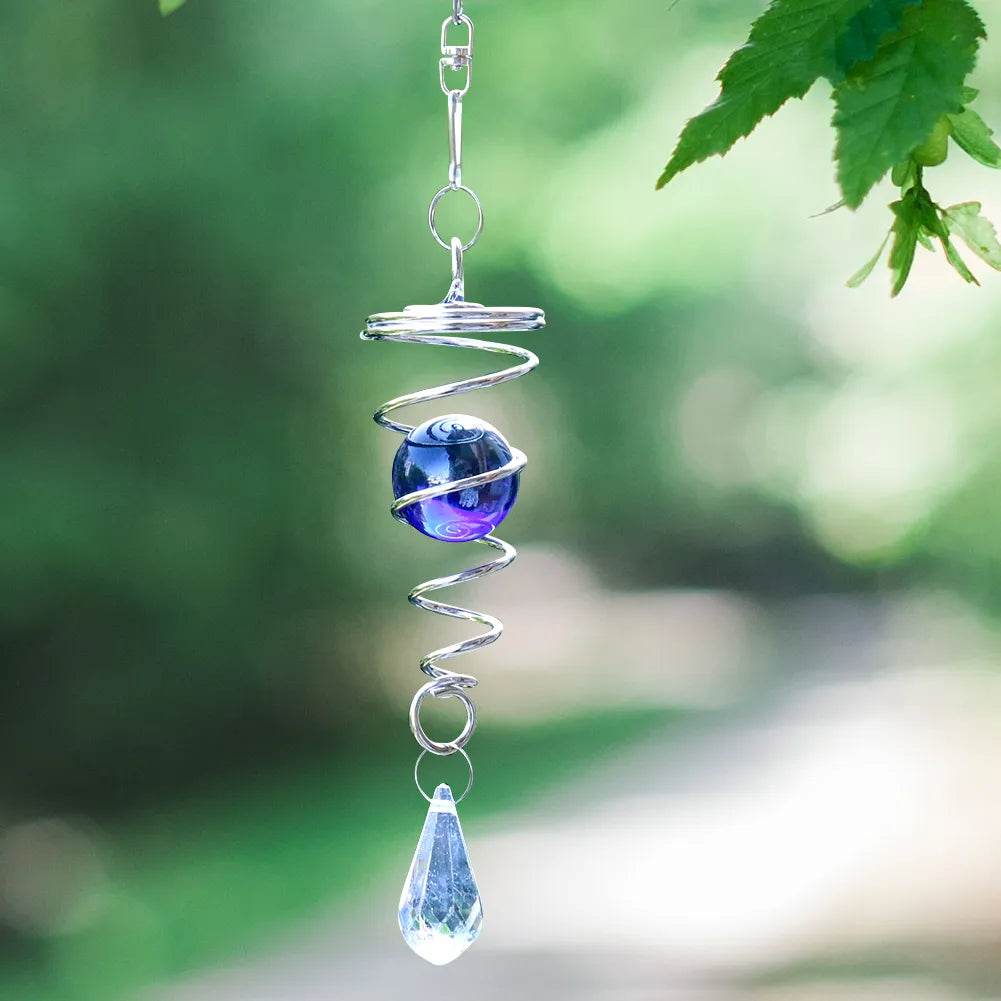 Rotating Spiral Tail Wind Spinner Chimes - Shop Jobie