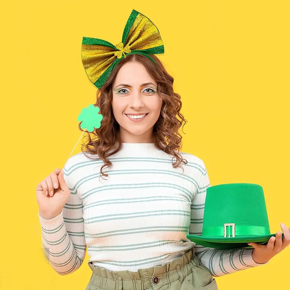 Fun & Fancy Irish Festival Shamrock Party Headbands