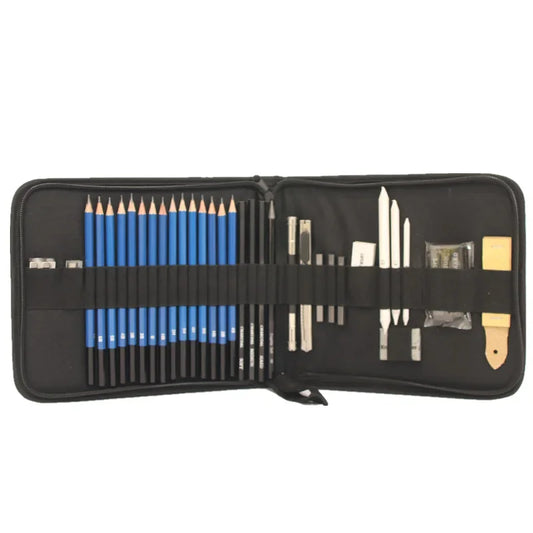 Professional Artists Charcoal, Pencil, & Sketching Kit