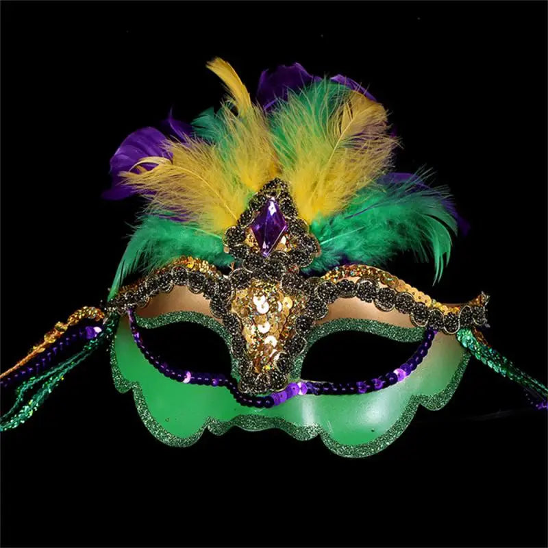 Mardi Gras Mask - Luxury Peacock