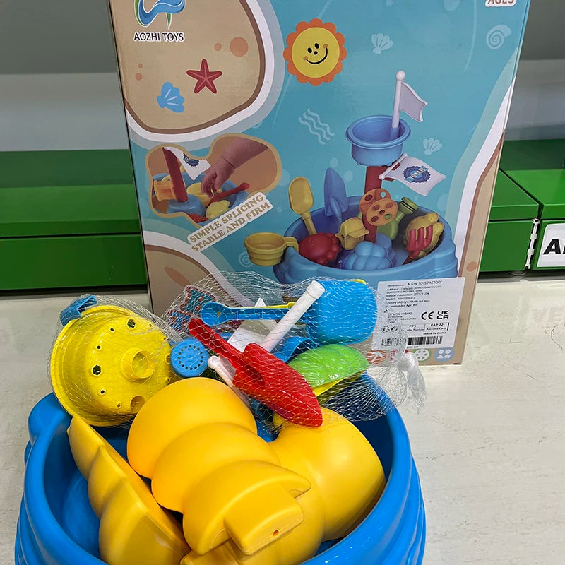 Sand Water Table w/Beach Toys