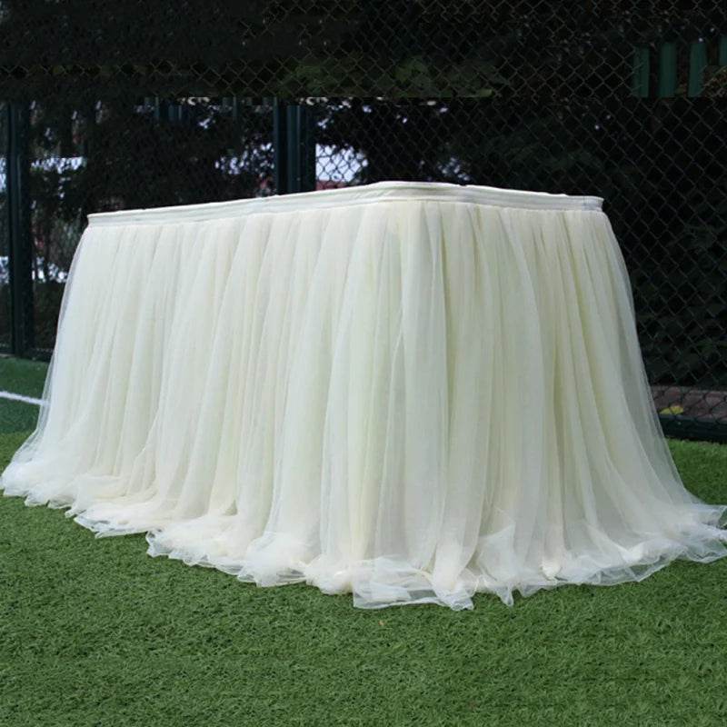 Tulle Table Skirts - Party Decor - Shop Jobie