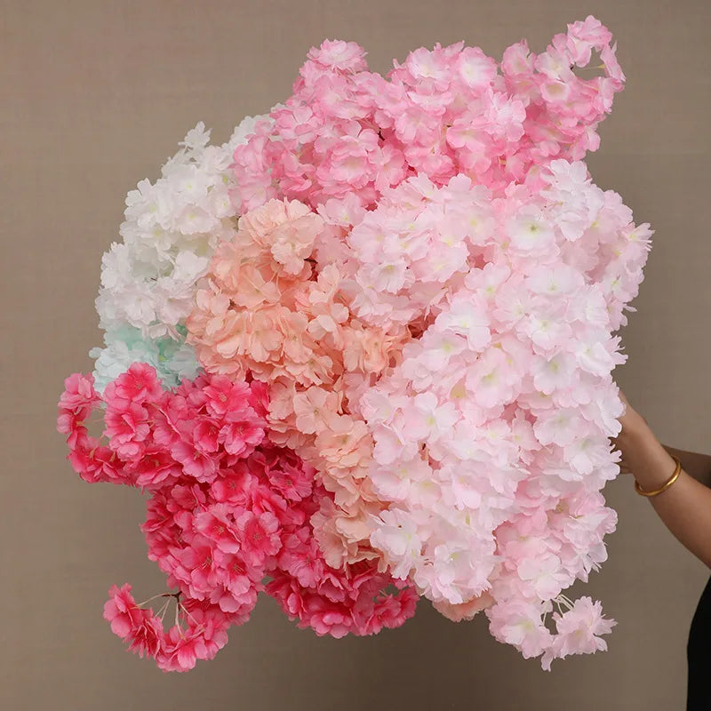 Silk Flower Bouquet - 2pc Branch Cherry Blossom Flower