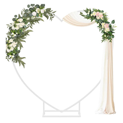 Heart Shape Wedding Arch Backdrop Frame