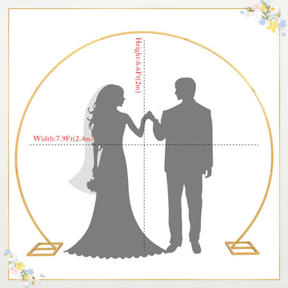 Round Party Backdrop Stand