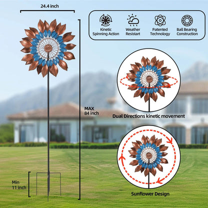 Wind Spinner - Large Kinetic Garden Decor - Shop Jobie