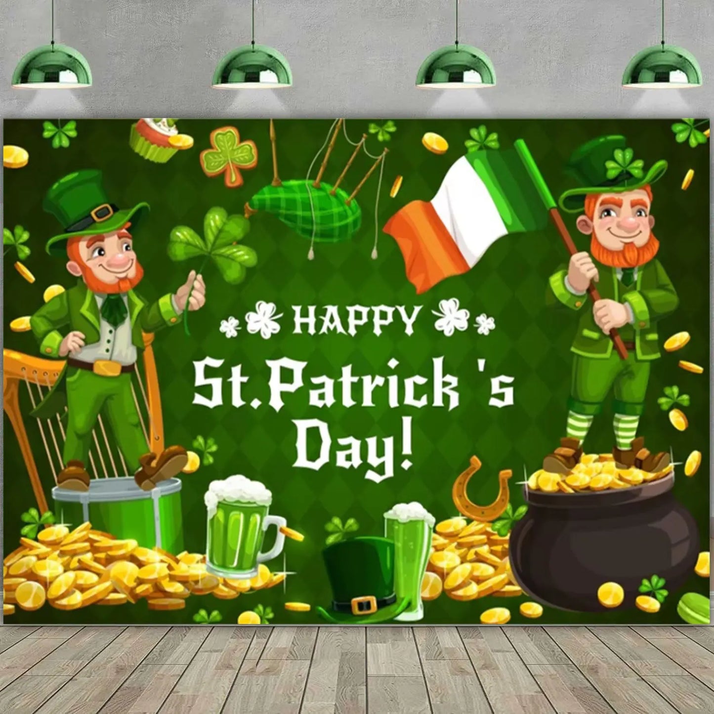 St. Patrick’s Day Photography Backdrop & Party Prop