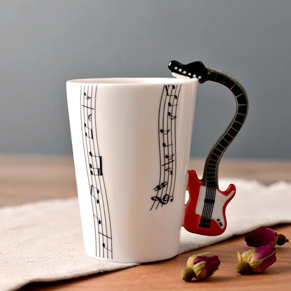 8.45 fl oz Ceramic Musical w/Instrument Handle