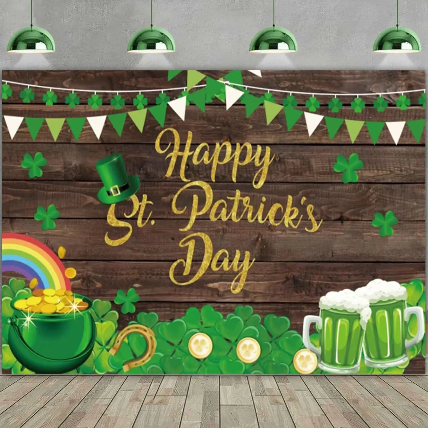 St. Patrick’s Day Photography Backdrop & Party Prop