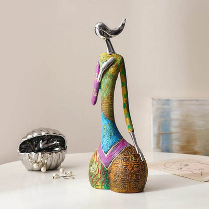Exotic Abstract Art Woman Figurine - Shop Jobie