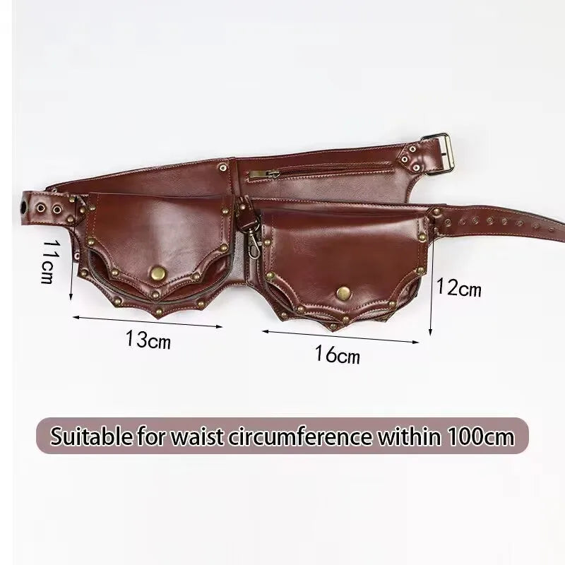 Medieval Steampunk Utility Waist Belt