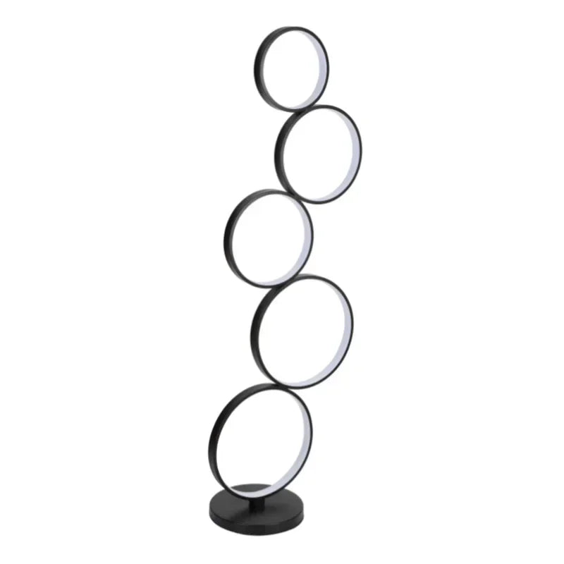 Minimalist LED Stacking Circles Floor Lamp