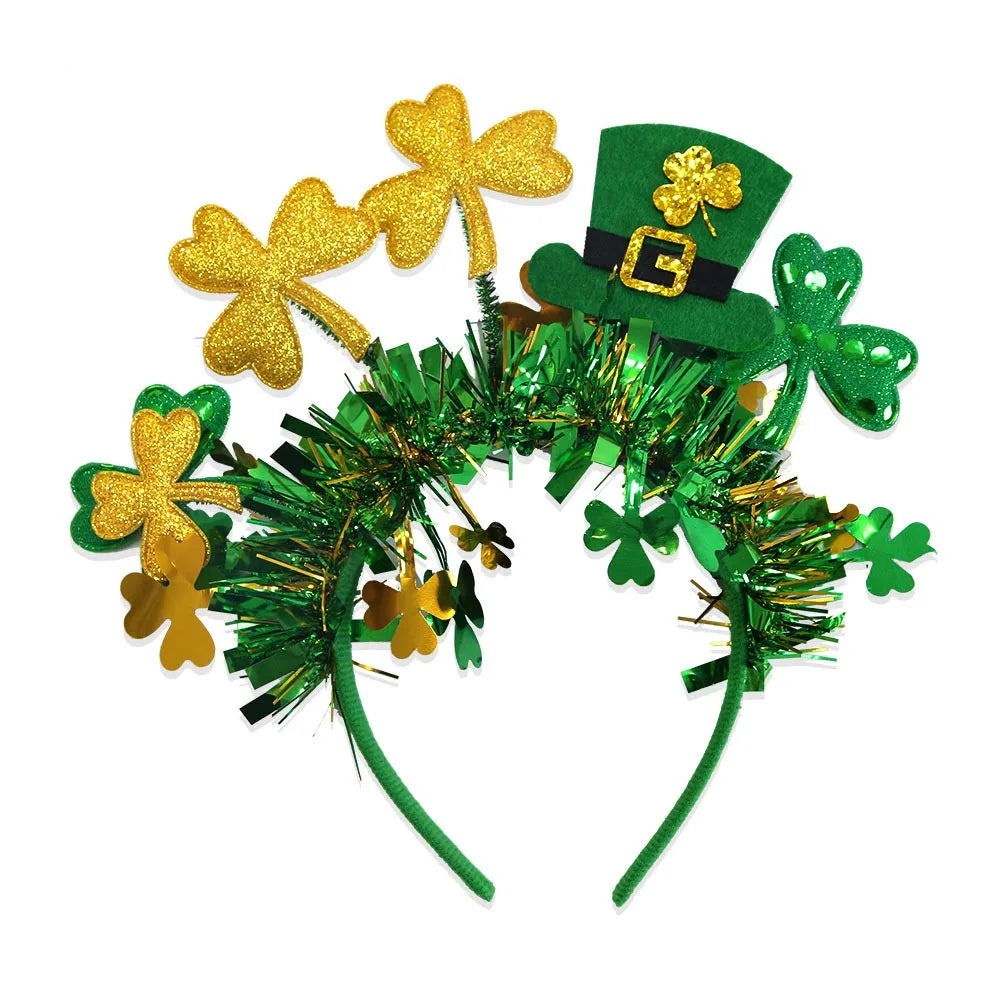 Fun & Fancy Irish Festival Shamrock Party Headbands