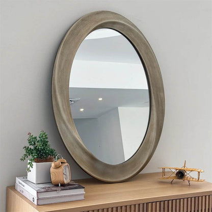 Antique Baroque Gold Oval Beveled Framed Wall Mirror - Shop Jobie