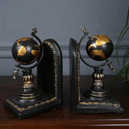Bookends - Old World Retro Planet - Shop Jobie