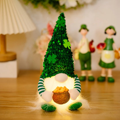 St Patricks Day - LED Glowing  Gnome