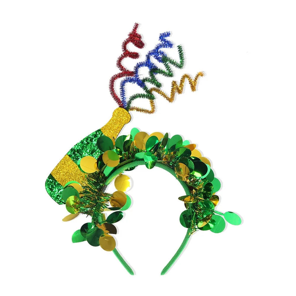 Fun & Fancy Irish Festival Shamrock Party Headbands