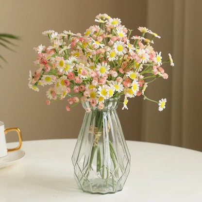 Silk Flower Bouquet - Bouquet of Chamomile Small Daisies