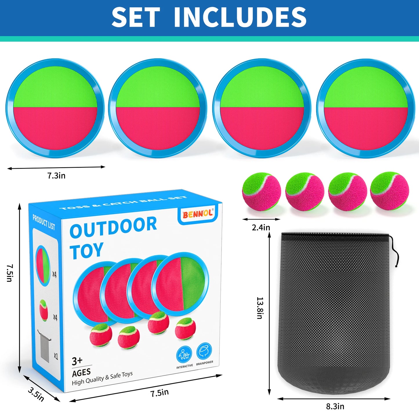 Toss and Catch Ball Game