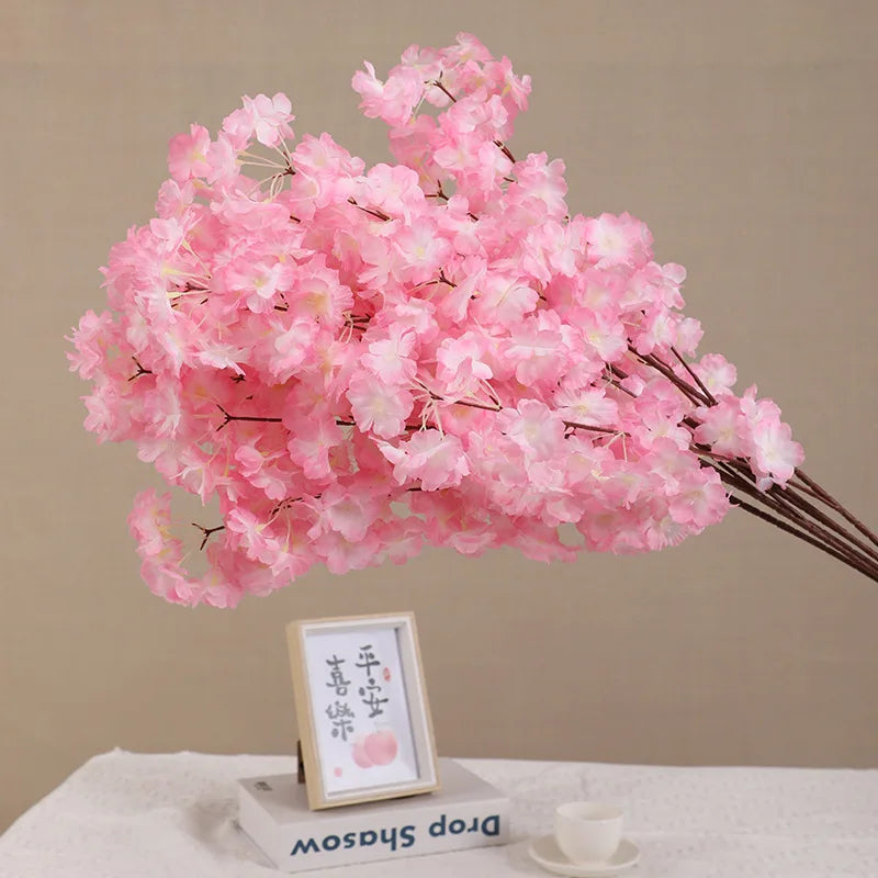 Silk Flower Bouquet - 2pc Branch Cherry Blossom Flower