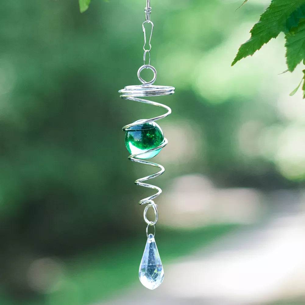 Rotating Spiral Tail Wind Spinner Chimes - Shop Jobie