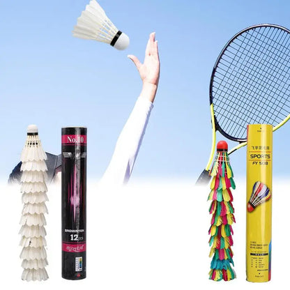 Pro Natural Duck Feather Badminton Shuttles