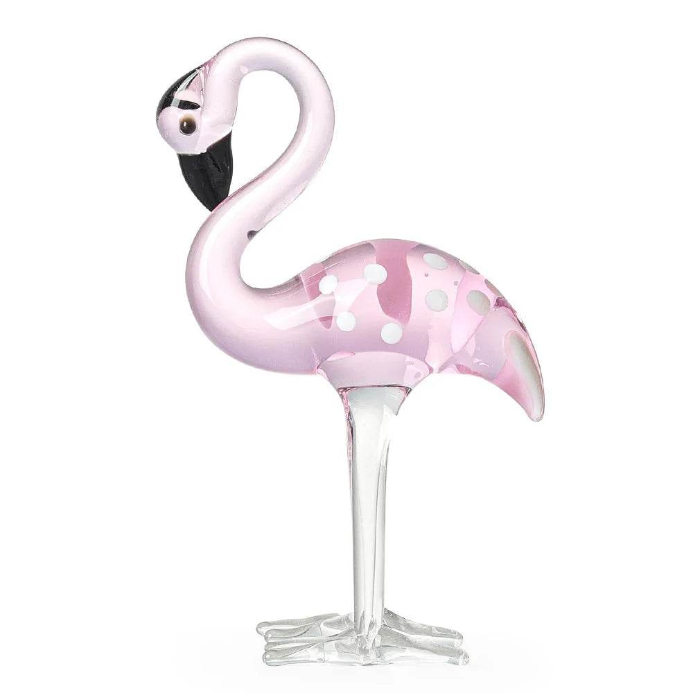 Handmade Art Glass Flamingo Figurines - Shop Jobie
