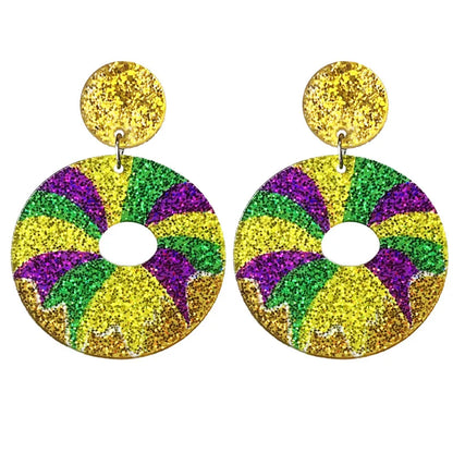 Mardi Gras Carnival -  Earrings