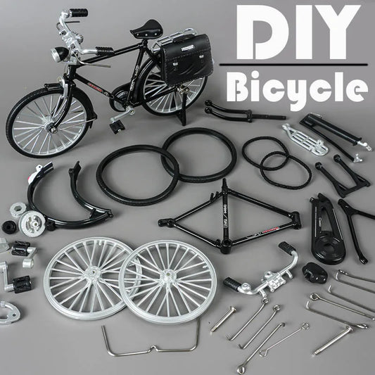 DIY Mini Bicycle Puzzle Model