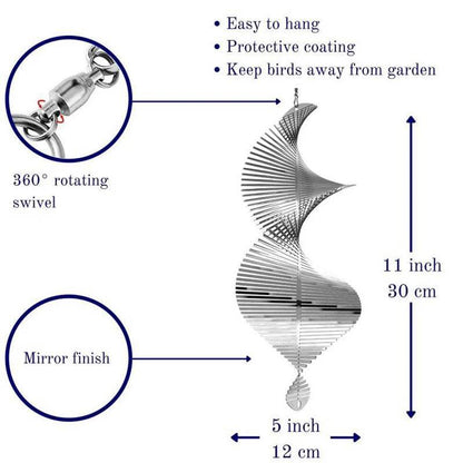 Wind Spinner - Flip Spiral Pendant - Shop Jobie