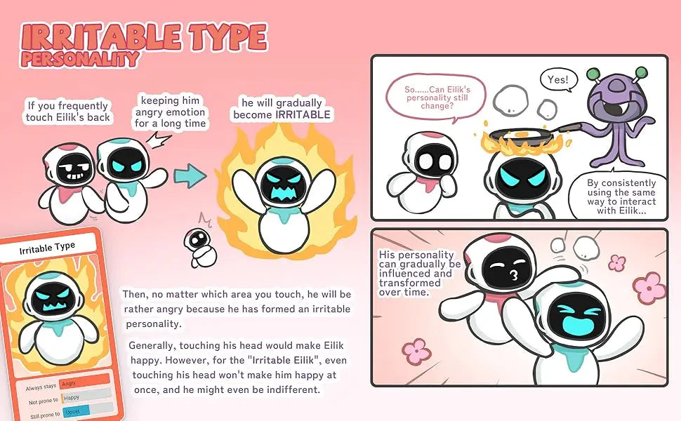 Eilik, a Desktop Interactive Pet Robot!