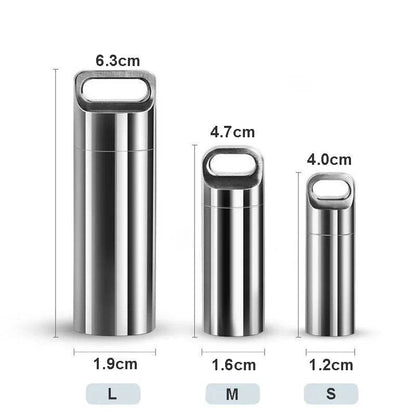 Portable Waterproof Emergency Pill Survival Bottle - Shop Jobie