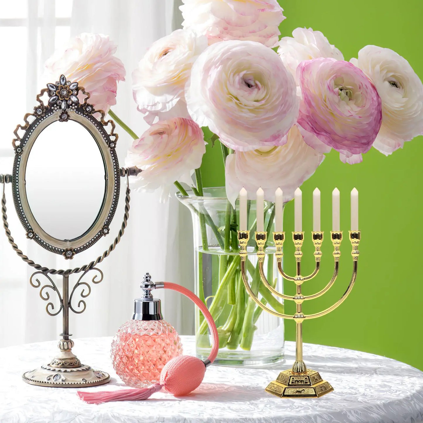 Menorah 7-Branch Jerusalem Temple