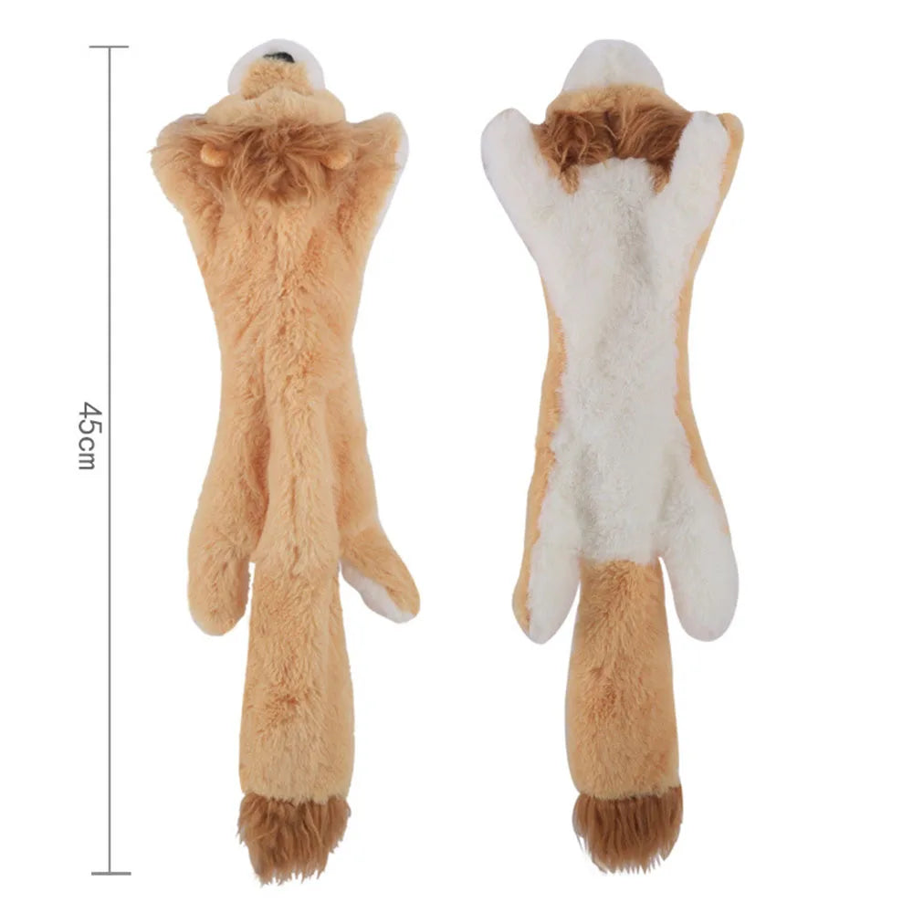 Adorable Animal No-Stuffing Dog Toy with Squeakers