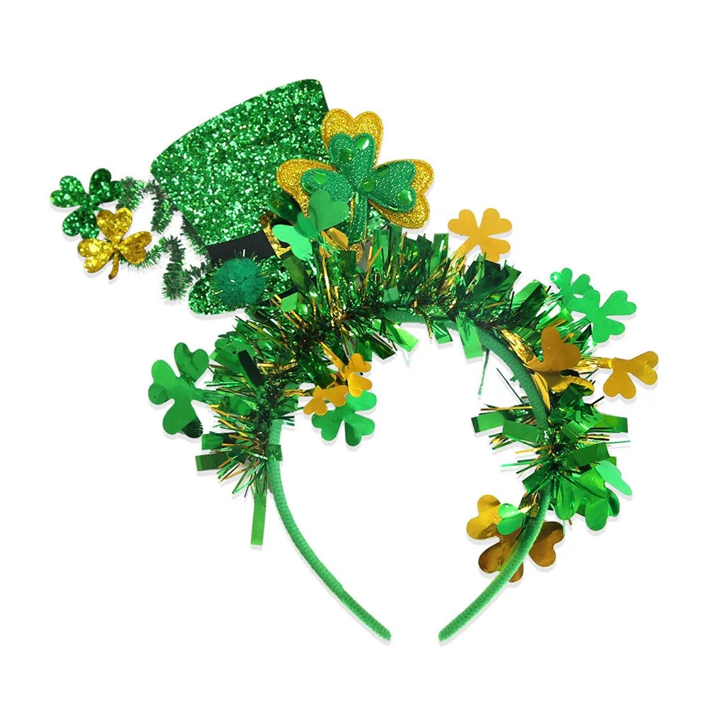 Fun & Fancy Irish Festival Shamrock Party Headbands