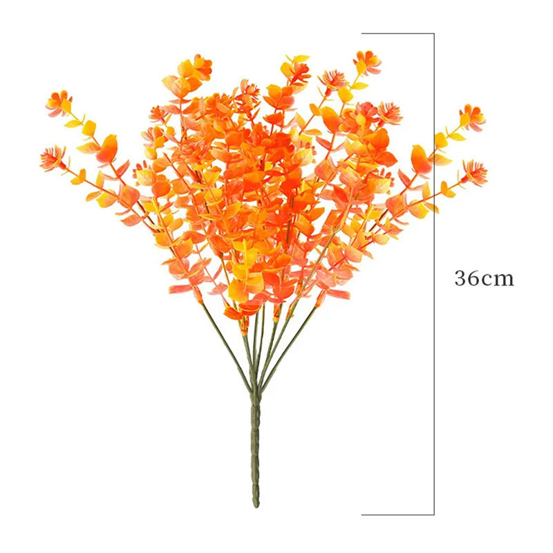 Silk Flower Bouquet - Fall Color Artificial Flowers