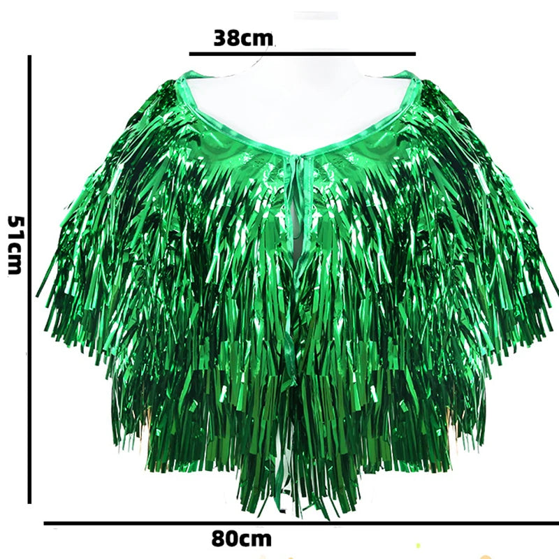 Saint Patrick's Day & Carnival - Irish Festival Tassel Cloak Costume