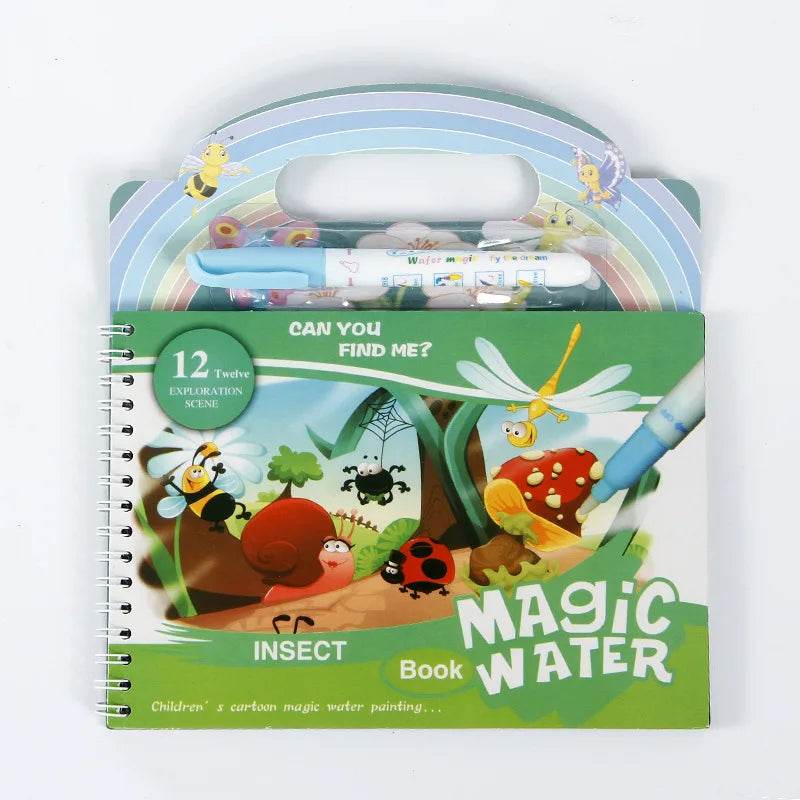 Montessori - Magical Water Painting Book - Shop Jobie