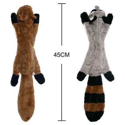 Adorable Animal No-Stuffing Dog Toy with Squeakers