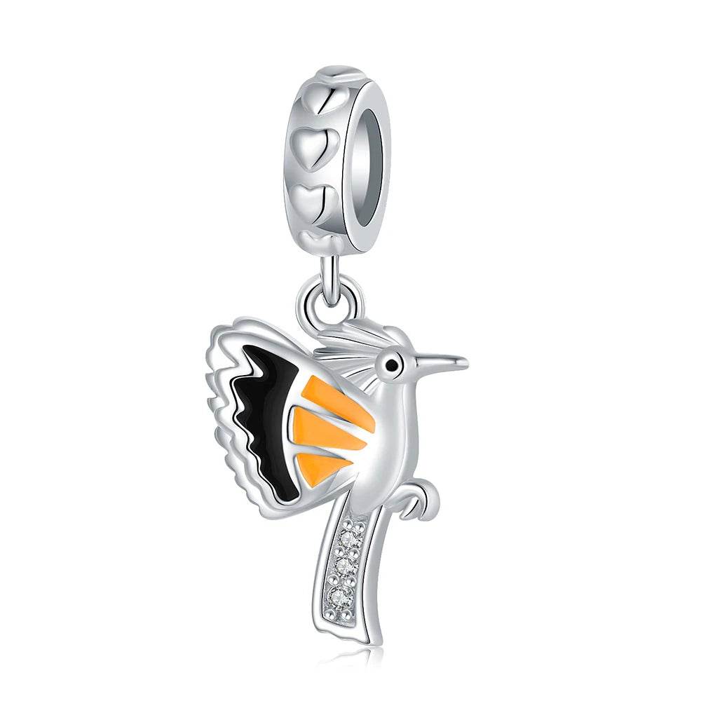 925S Jewish Scroll Bead With Cubic Zirconia Charm - Shop Jobie