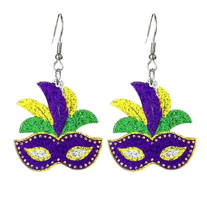 Mardi Gras Carnival -  Earrings